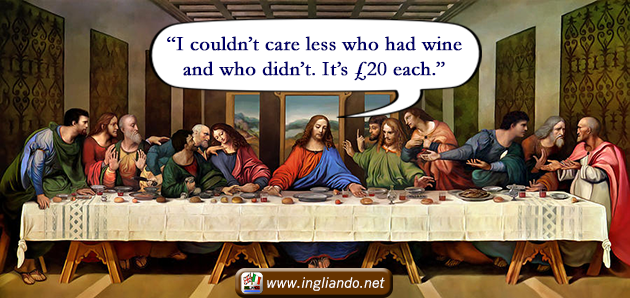 Humour inglese: The Last&nbsp;Supper