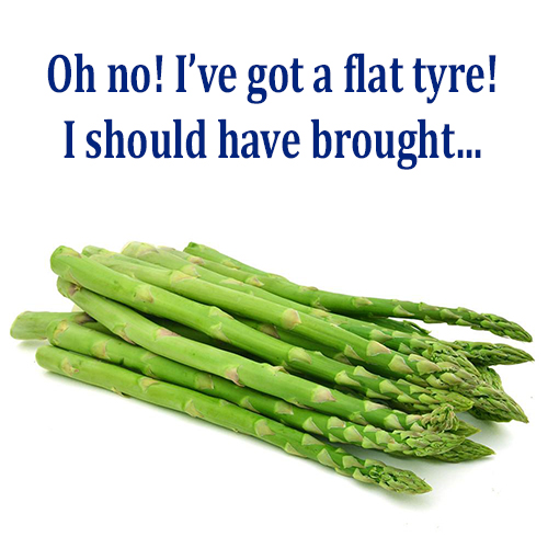 Humour inglese: Asparagus