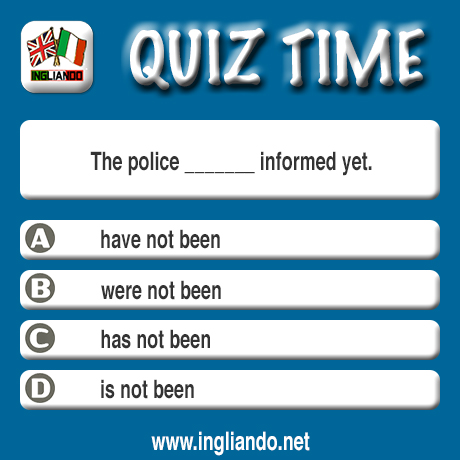 Quiz Time in inglese: intermediate exercise&nbsp;5