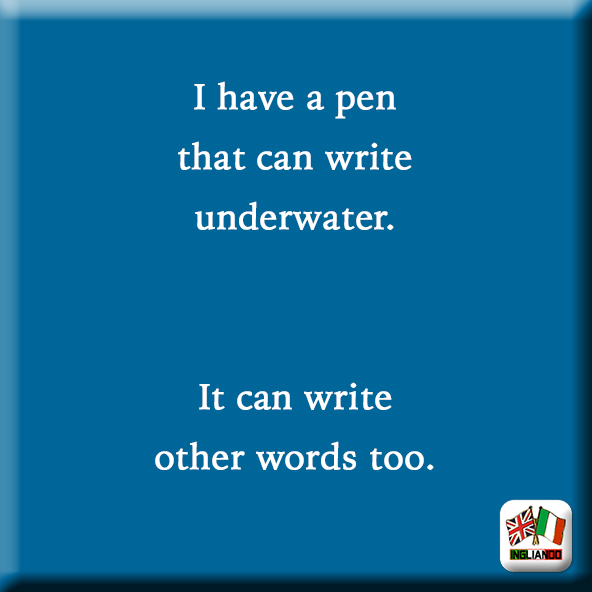 Humour inglese: Underwater