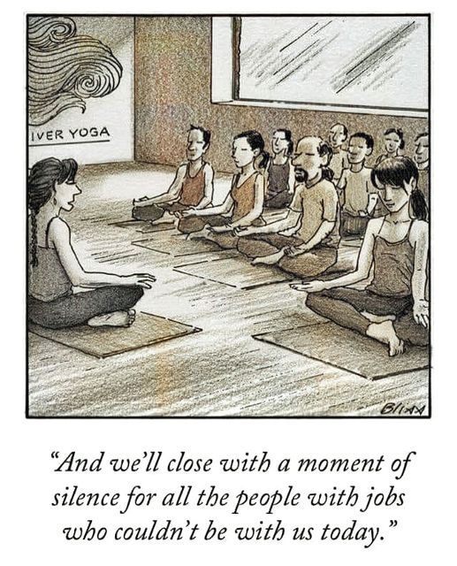 Humour inglese: Yoga&nbsp;class