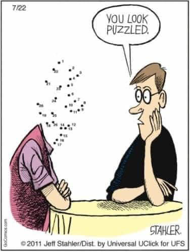 Humour inglese: Puzzled