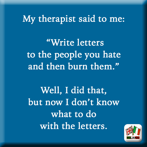 Humour inglese: Letter&nbsp;writing