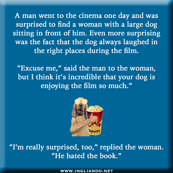 Humour inglese: At the&nbsp;cinema