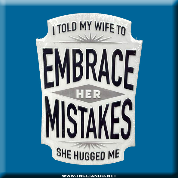 Humour inglese: Mistakes