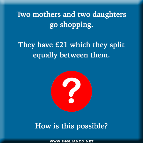 Indovinelli in inglese •&nbsp;2