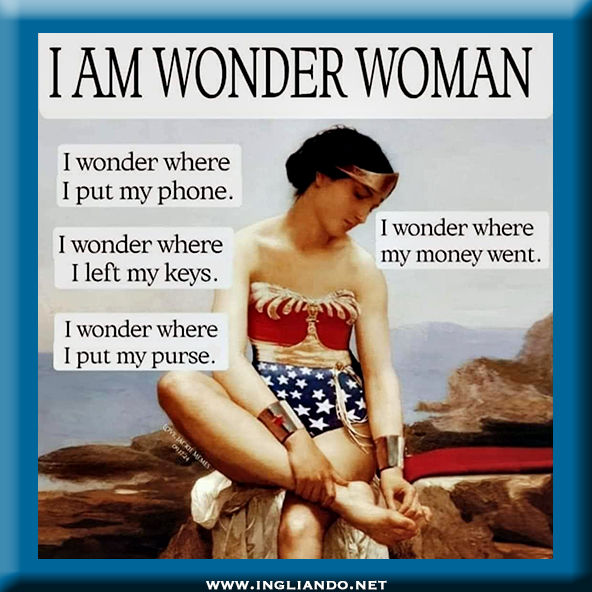 Humour inglese: Wonder&nbsp;Woman