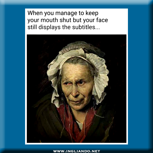 Vignetta spiritosa su quanto può dire l'espressione facciale senza parole.