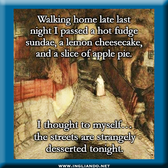 Humour inglese: Late last&nbsp;night